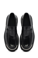 Men's Black Leather Loafer | Derimod