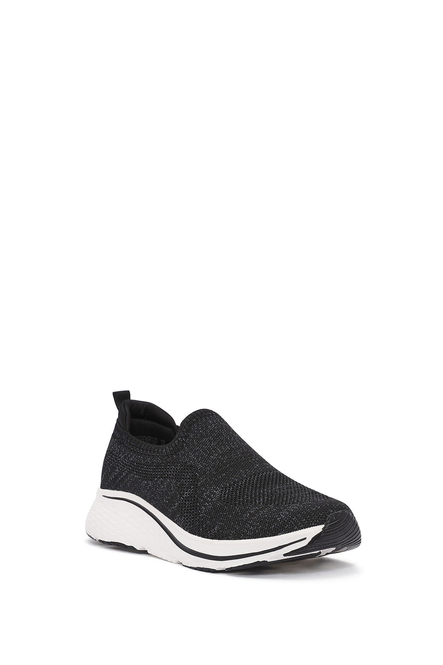 Derimod Zero Women's Black Thick Soled Fabric Sneaker