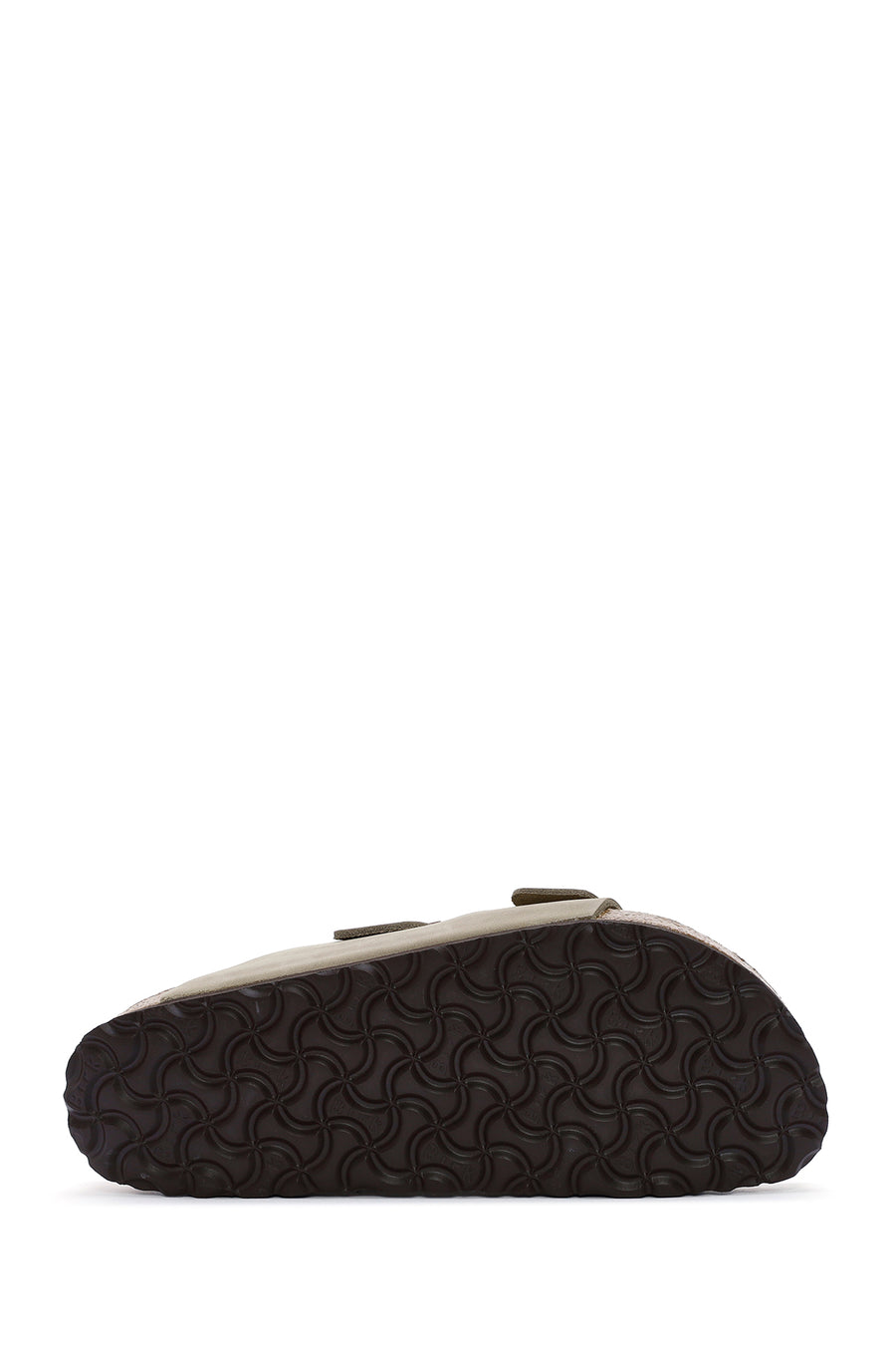 Birkenstock Men's Brown Arizona Double Buckle Leather Slippers