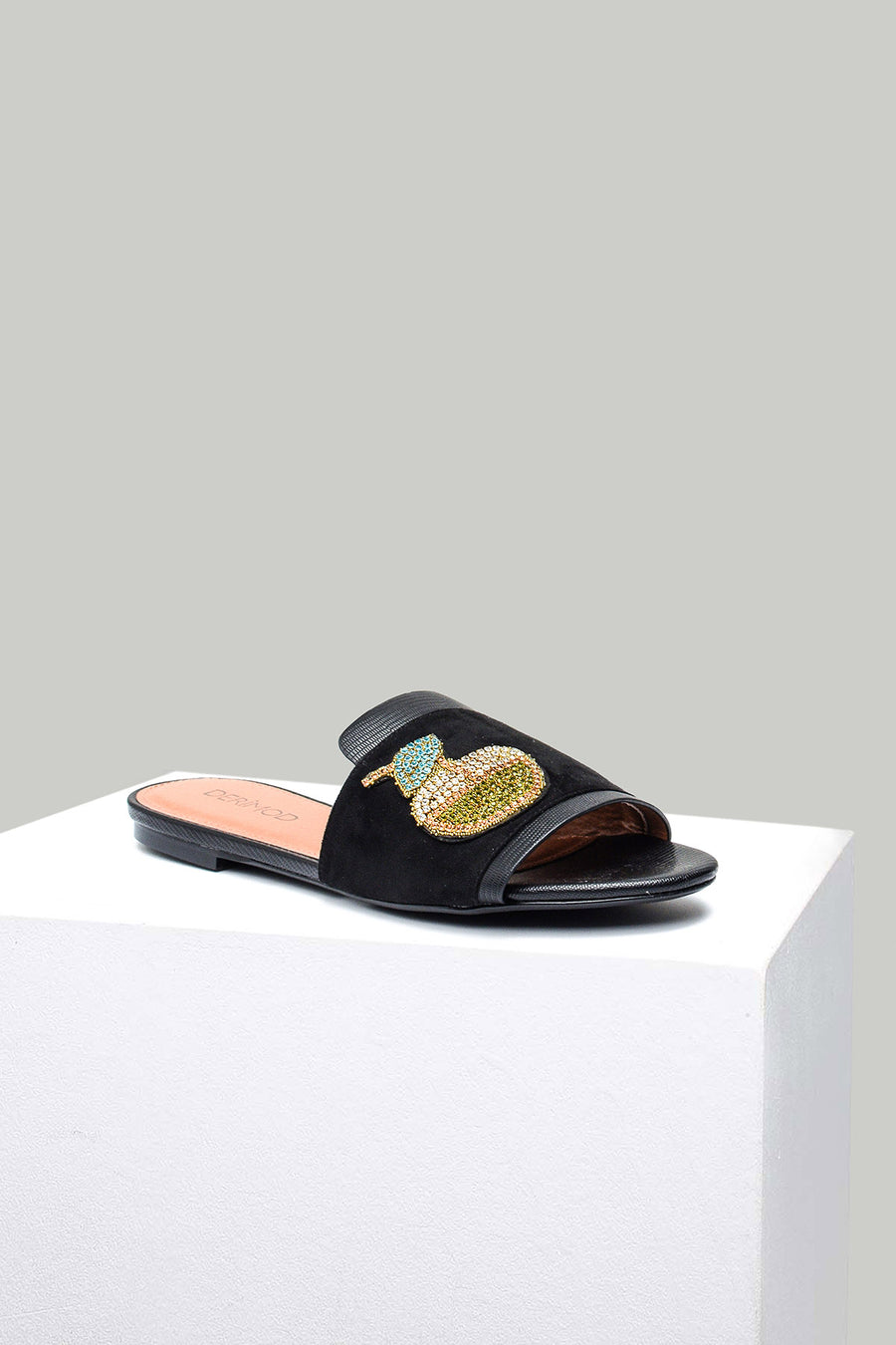 Beaded Women's Slippers 18SFD208714 | Derimod