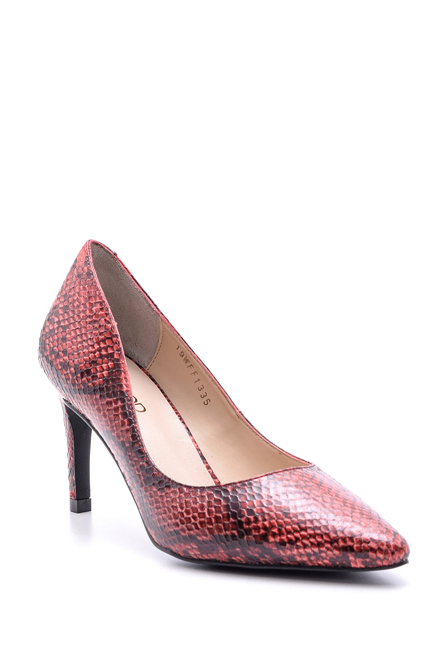 Women's Snakeskin Patterned Stiletto