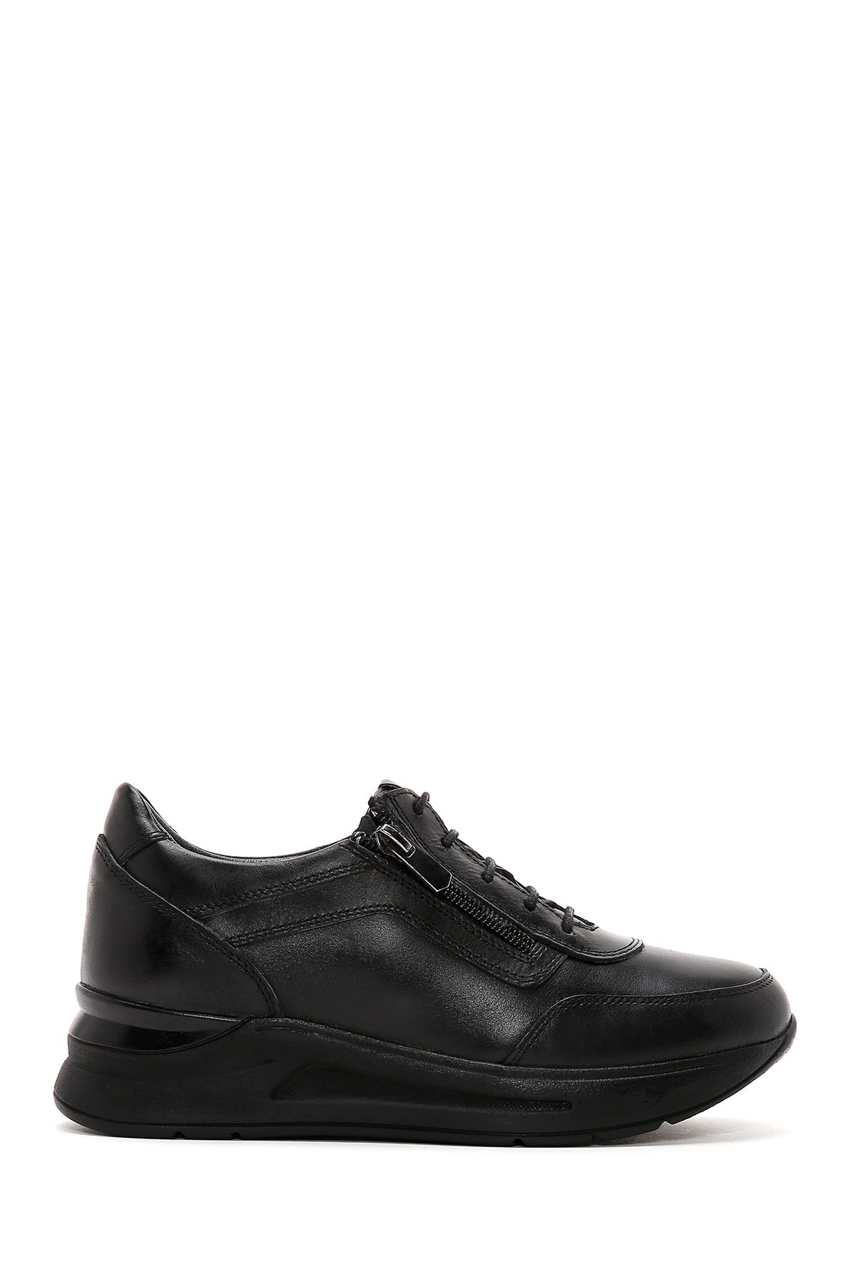 Kadın Siyah Deri Dolgu Topuk Ayakkabı 23SFD410918 | Derimod