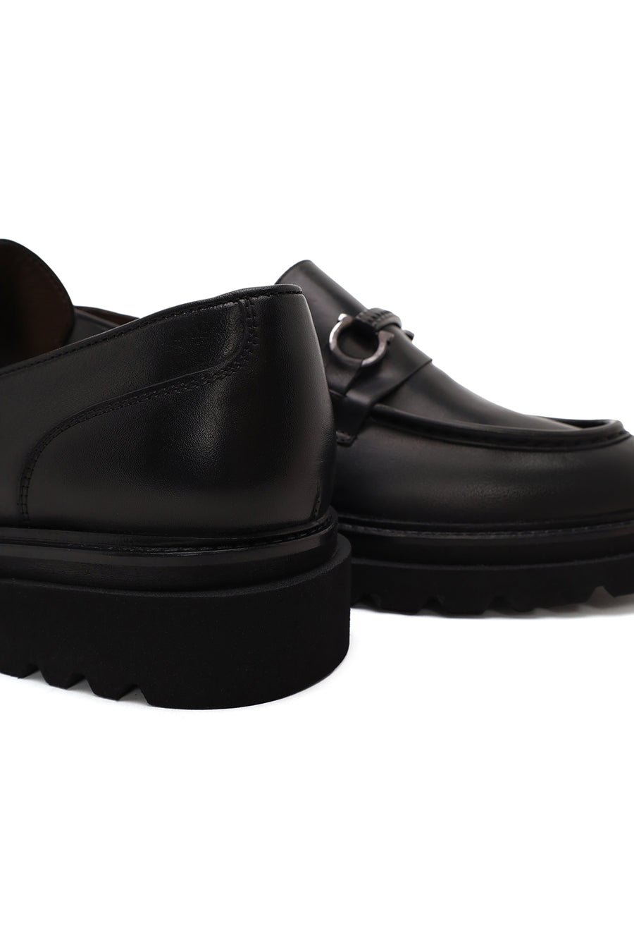 Erkek Siyah Deri Casual Loafer