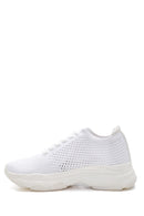 Kadın Beyaz Delikli Sneaker | Derimod