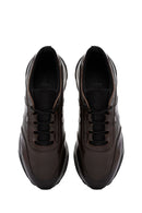 Men's Brown Lace-Up Leather Casual Sneaker | Derimod