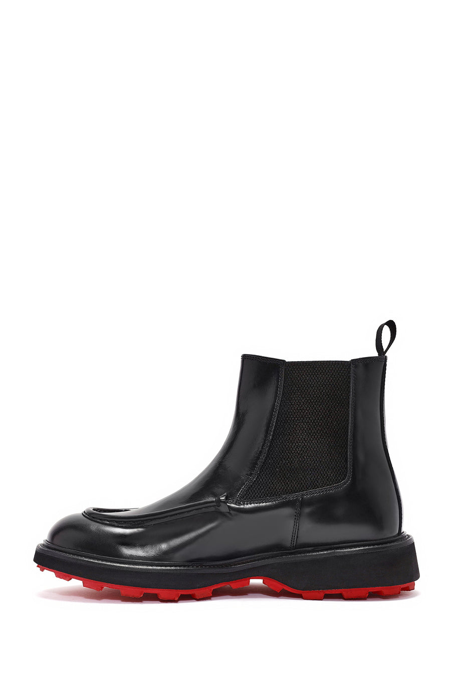 Men's Black Leather Chelsea Boots