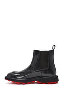 Men's Black Leather Chelsea Boots | Derimod