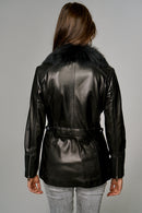 Emily Women's Leather Jacket | Derimod