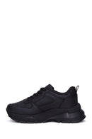 Women's Black Thick Soled Sneaker | Derimod