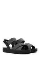 Women's Black Ankle Strap Sandals | Derimod