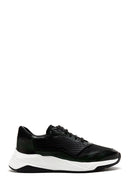 Men's Green Leather Sneaker | Derimod