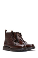 Men's Brown Leather Boots | Derimod