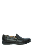 Geox Men's Black Siron W Leather Casual Loafer | Derimod