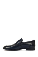 Derimod Black Erkek Lacivert Deri Klasik Loafer | Derimod