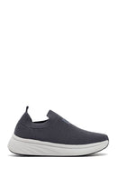 Derimod Zero Men's Gray Thick Soled Fabric Sneaker | Derimod
