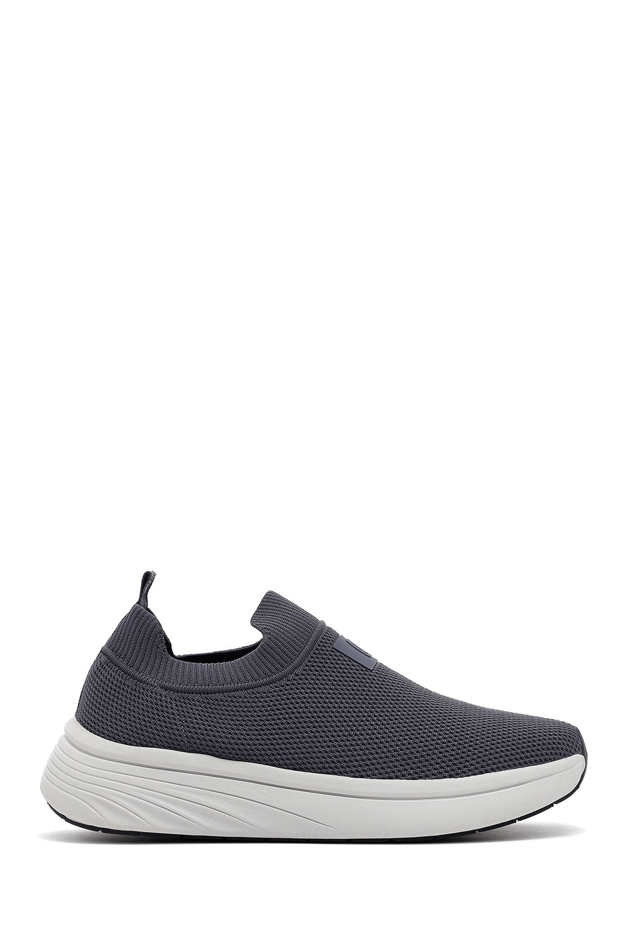 Derimod Zero Men's Gray Thick Soled Fabric Sneaker 25SFD69526F | Derimod