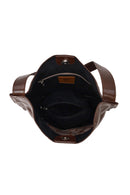Woman Brown Printed Shoulder Bag | Derimod