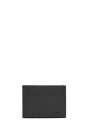 Men's Black Leather Wallet | Derimod