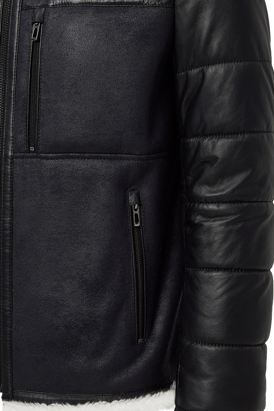 Zermatt Men's Black Teddy Coat