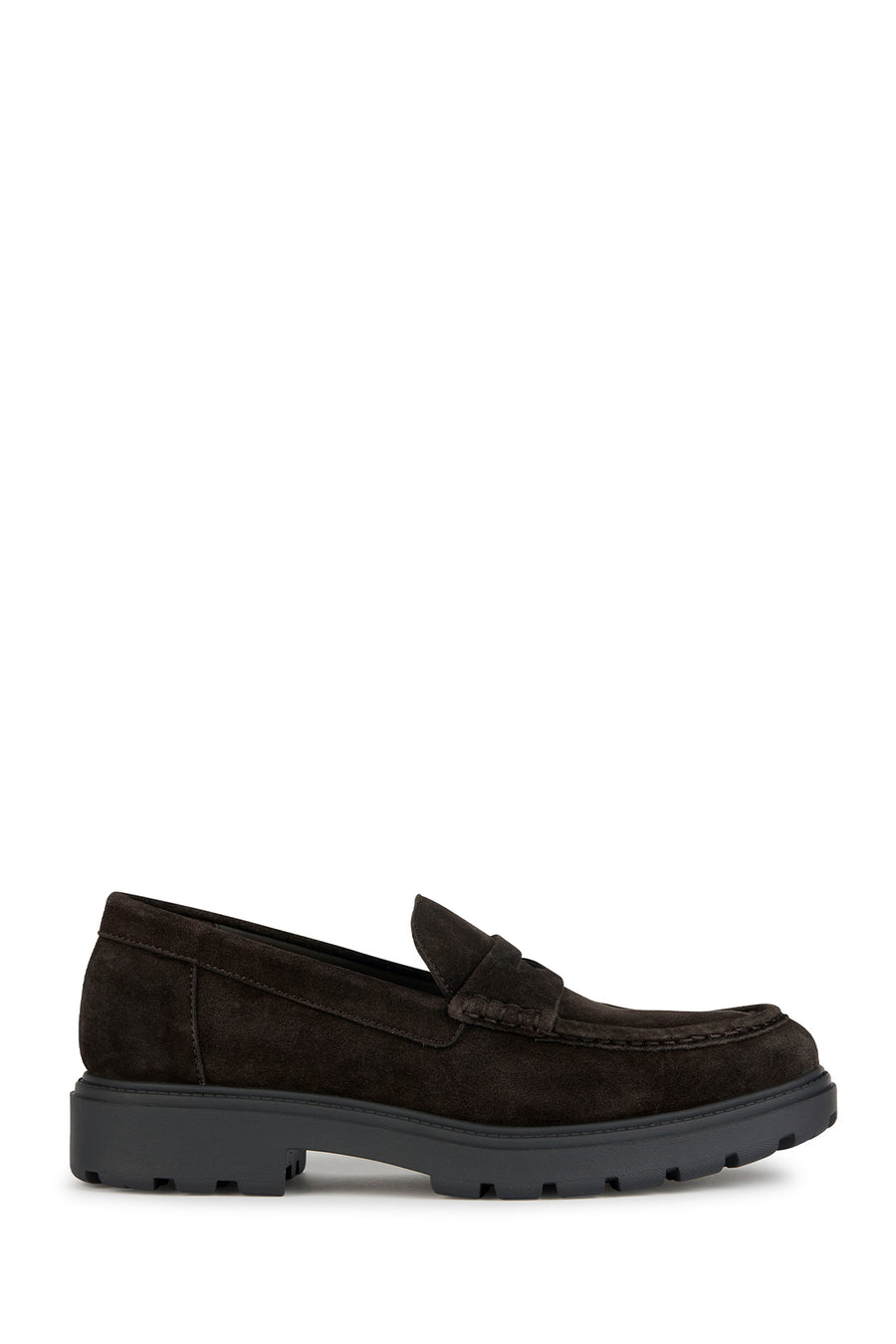 Geox Men's Brown Spherica Ec7 Suede Leather Casual Shoes U36FRB00023C6024 | Derimod