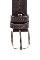 Men's Suede Belt | Derimod