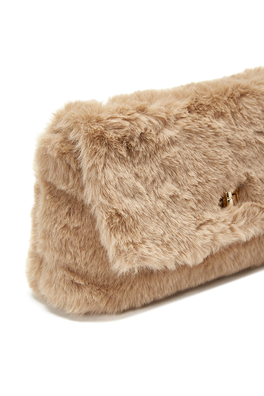 Kadın Camel Peluş Çapraz Çanta