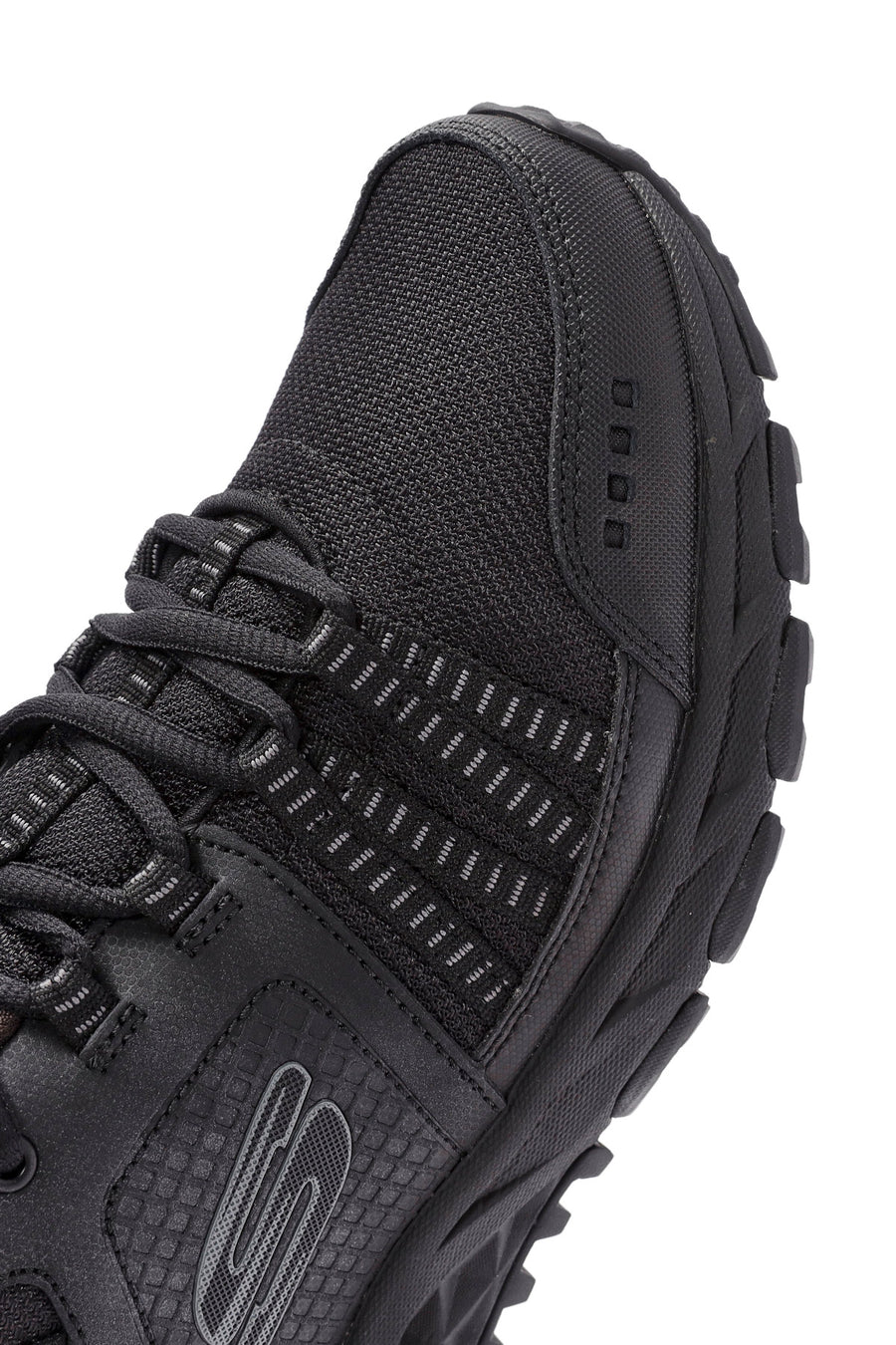 Skechers Men's Black Escape Plan Lace-Up Sneakers