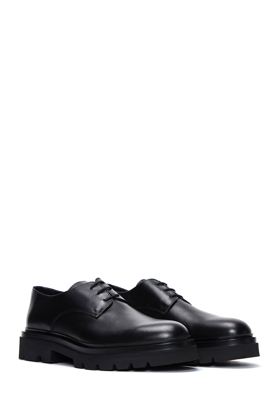 Men's Black Leather Casual Shoes