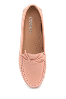 Women's Leather Bow Detailed Loafer | Derimod