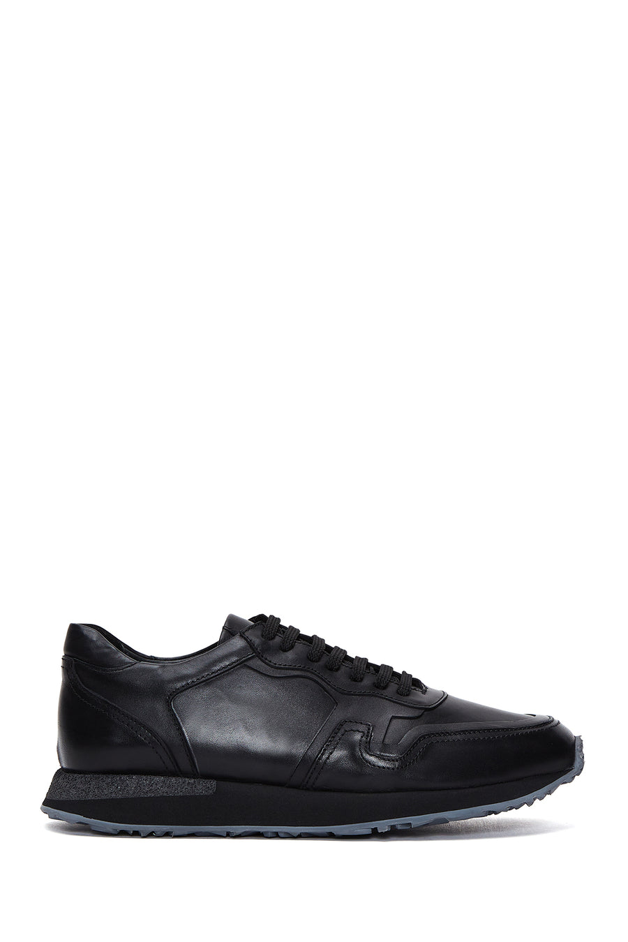Erkek Siyah Deri Sneaker 22WFD640918 | Derimod