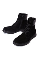 Men's Leather Zippered Boots | Derimod