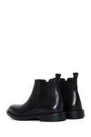 Men's Black Leather Casual Chelsea Boots | Derimod