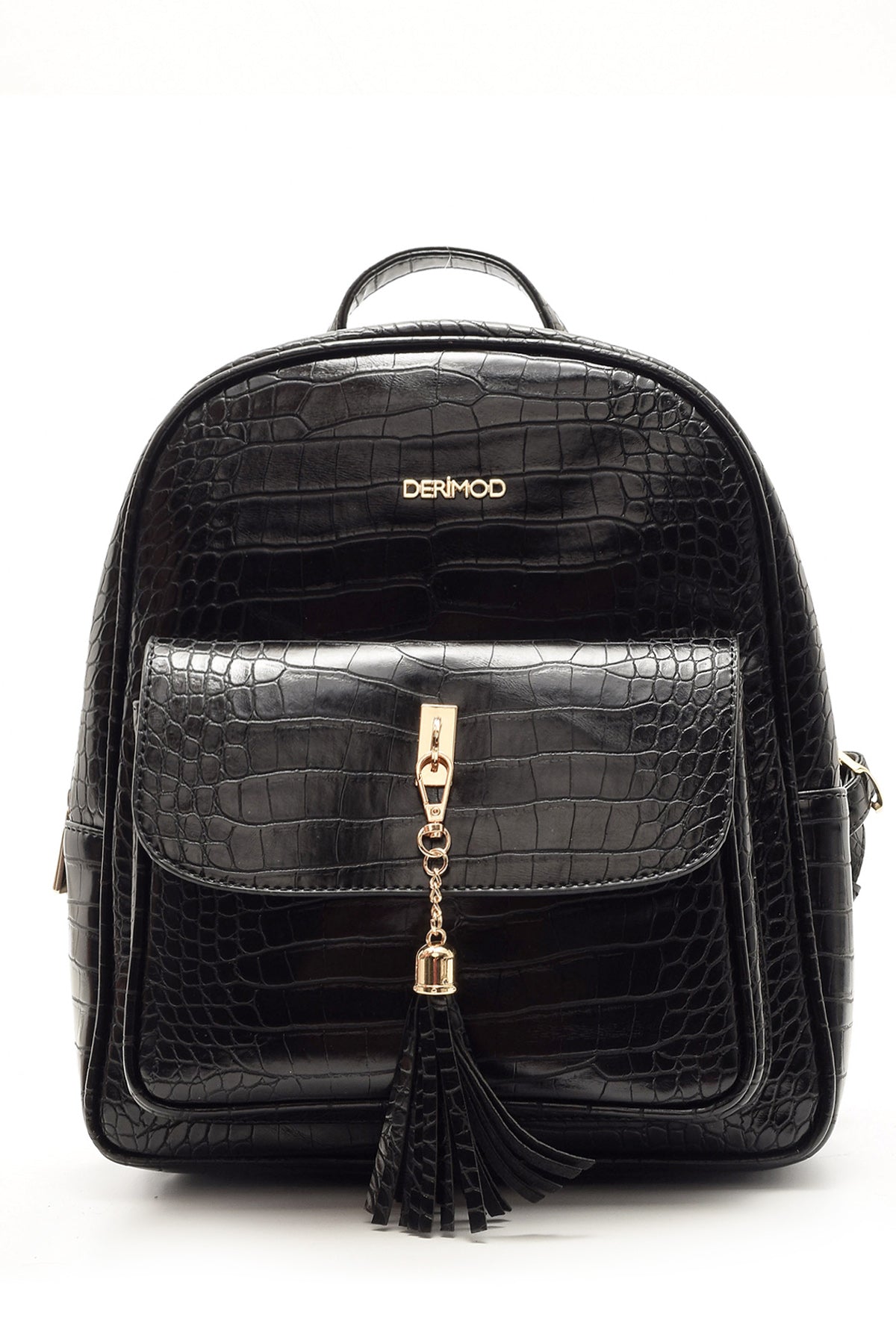 Women's Crocodile Patterned Backpack 19SBD2944E3 | Derimod