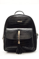 Women's Crocodile Patterned Backpack | Derimod