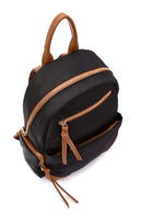 Women's Black Fabric Backpack | Derimod