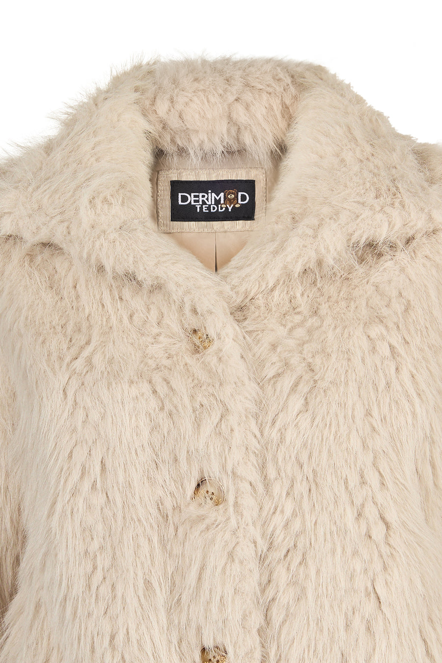Andermatt Woman White Short Teddy Coats
