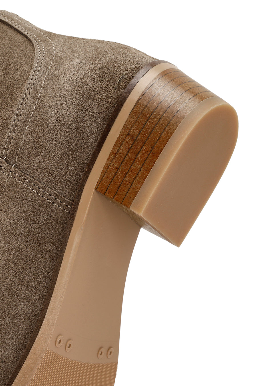Woman Mink Suede Leather Cowboy Boots