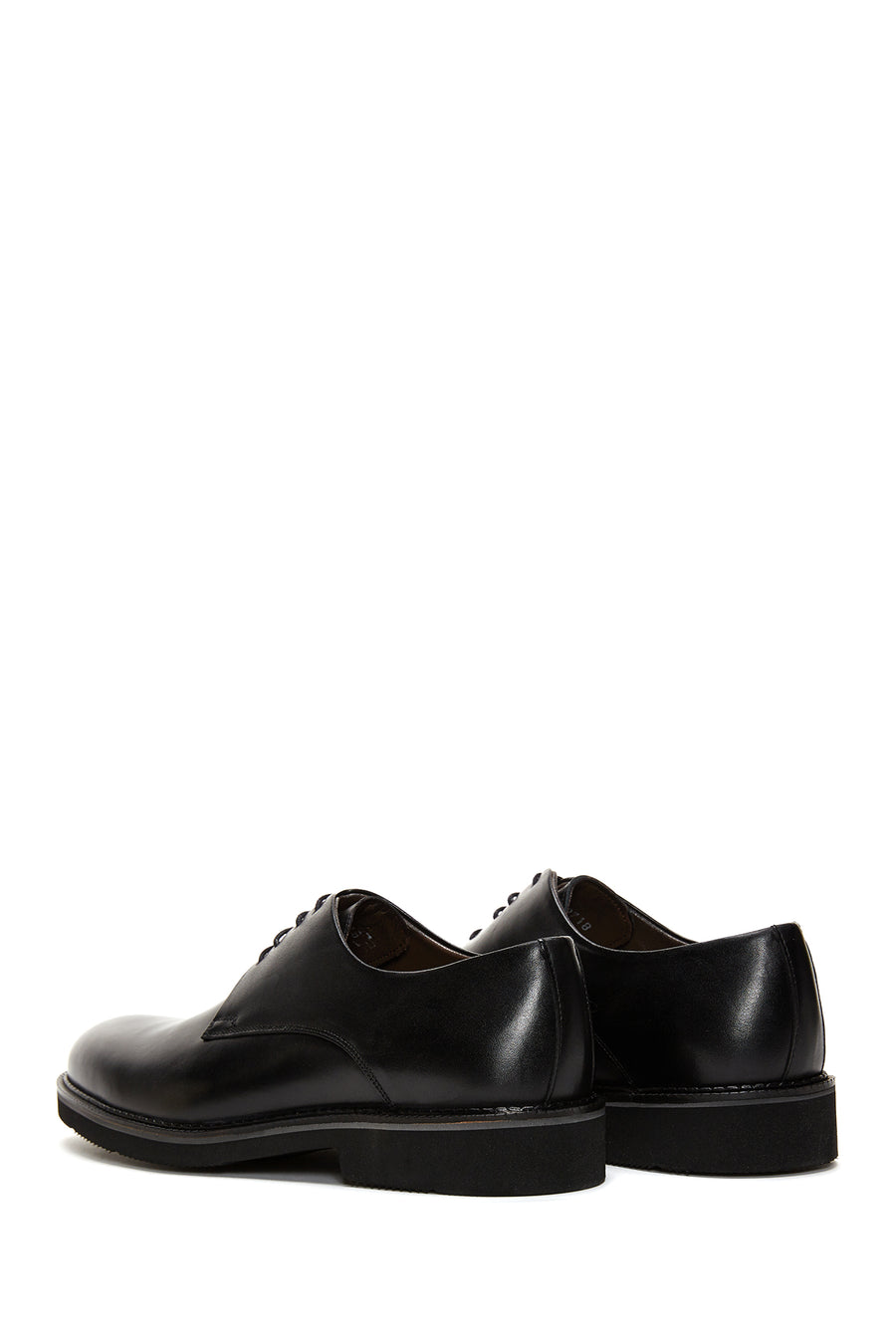 Men's Black Leather Casual Shoes