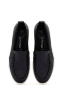 Kadın Siyah Deri Comfort Loafer | Derimod