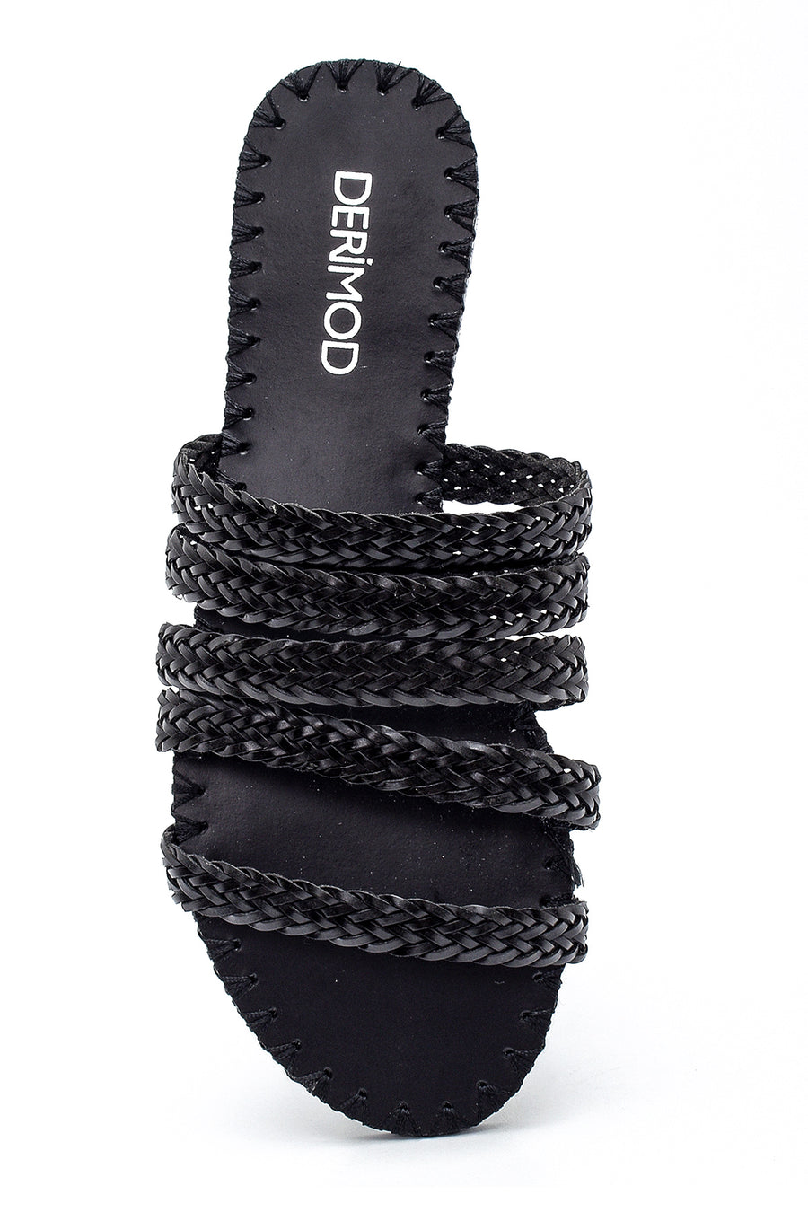 Women's Knitted Detailed Casual Flat Slippers