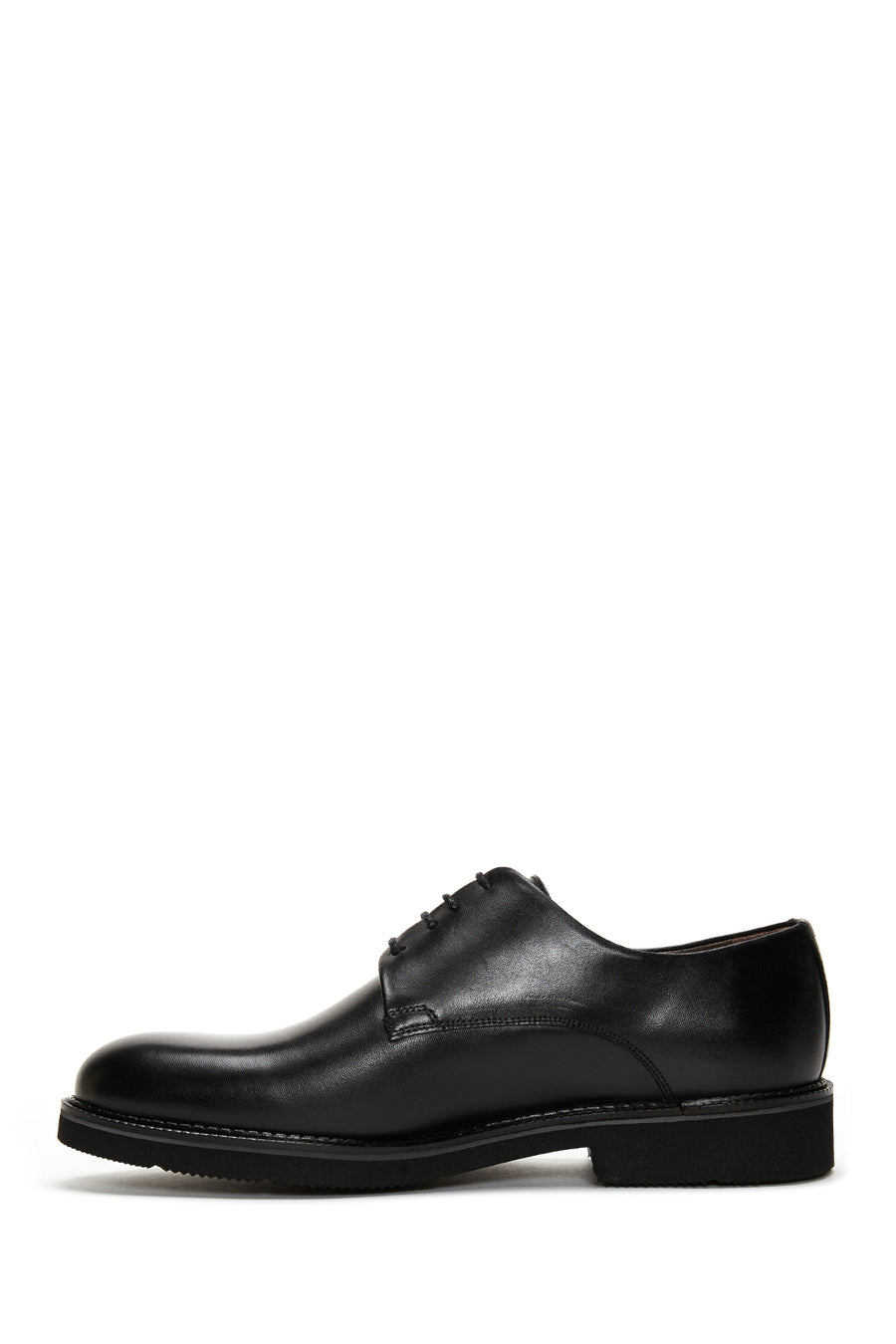 Men's Black Leather Casual Shoes