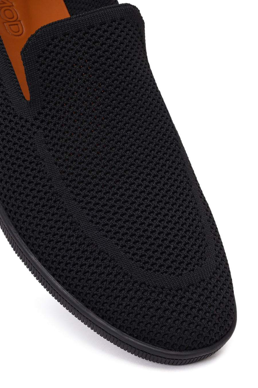 Men's Black Fabric Loafer