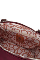 Woman Burgundy Long-Strap Fabric Shoulder Bag | Derimod