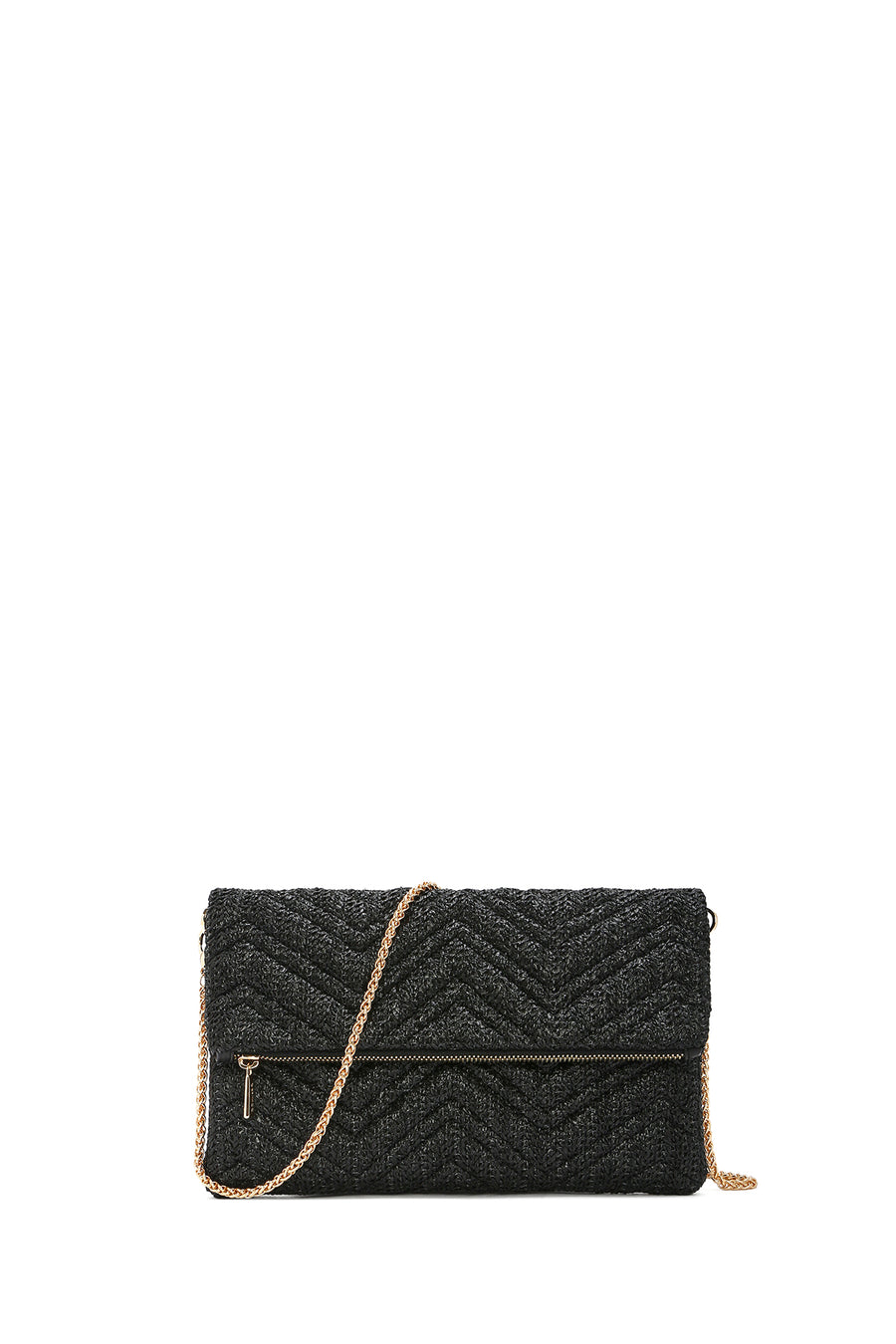 Women's Black Long Chain Strap Clutch Bag 25SBD2214M7 | Derimod