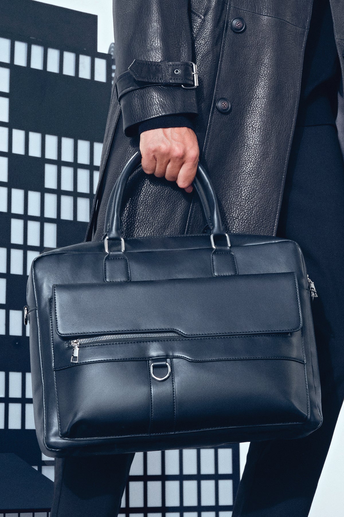 Men's Black Briefcase 23WBD311018 | Derimod