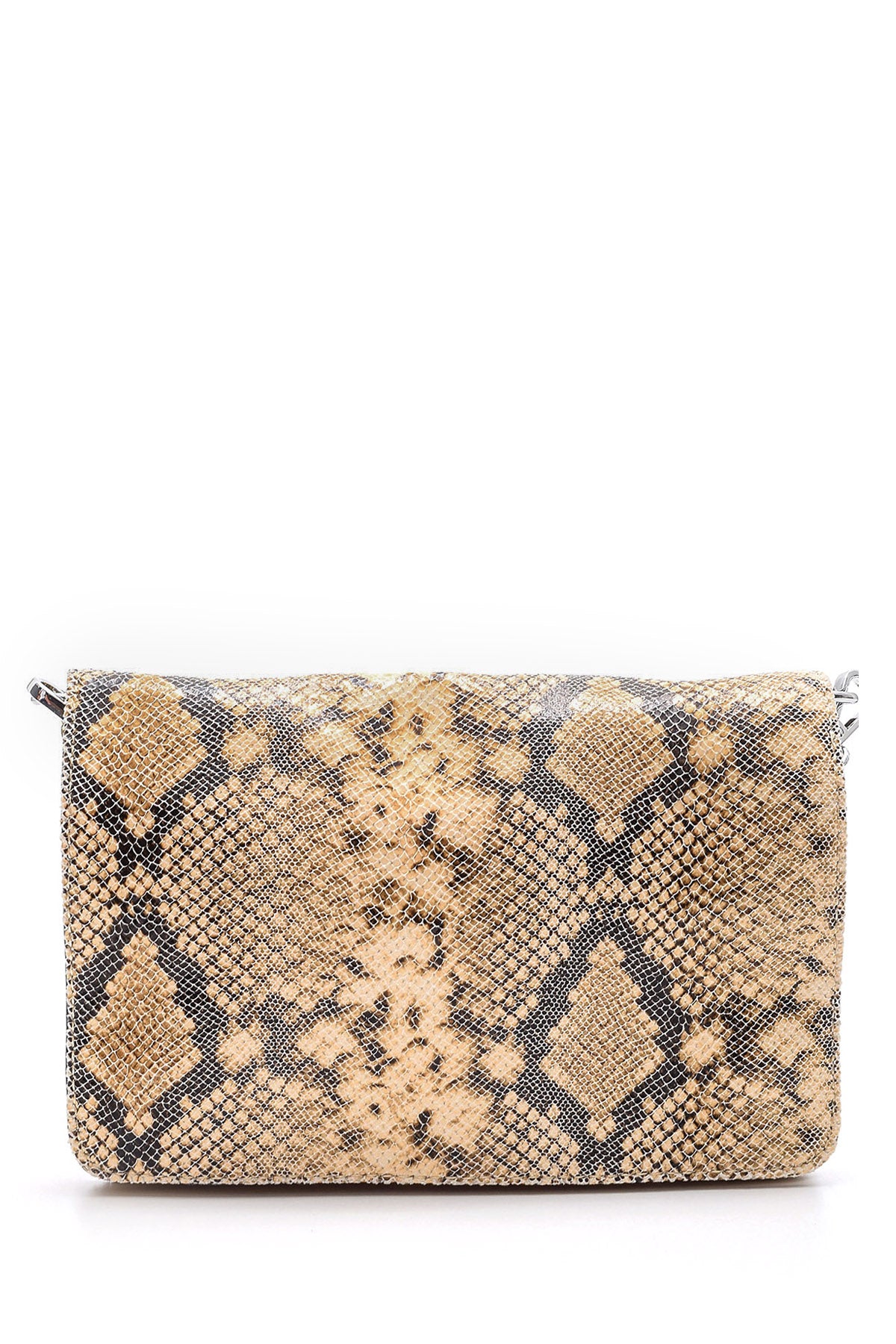 Women's Snakeskin Patterned Clutch Bag 19SBD262840 | Derimod