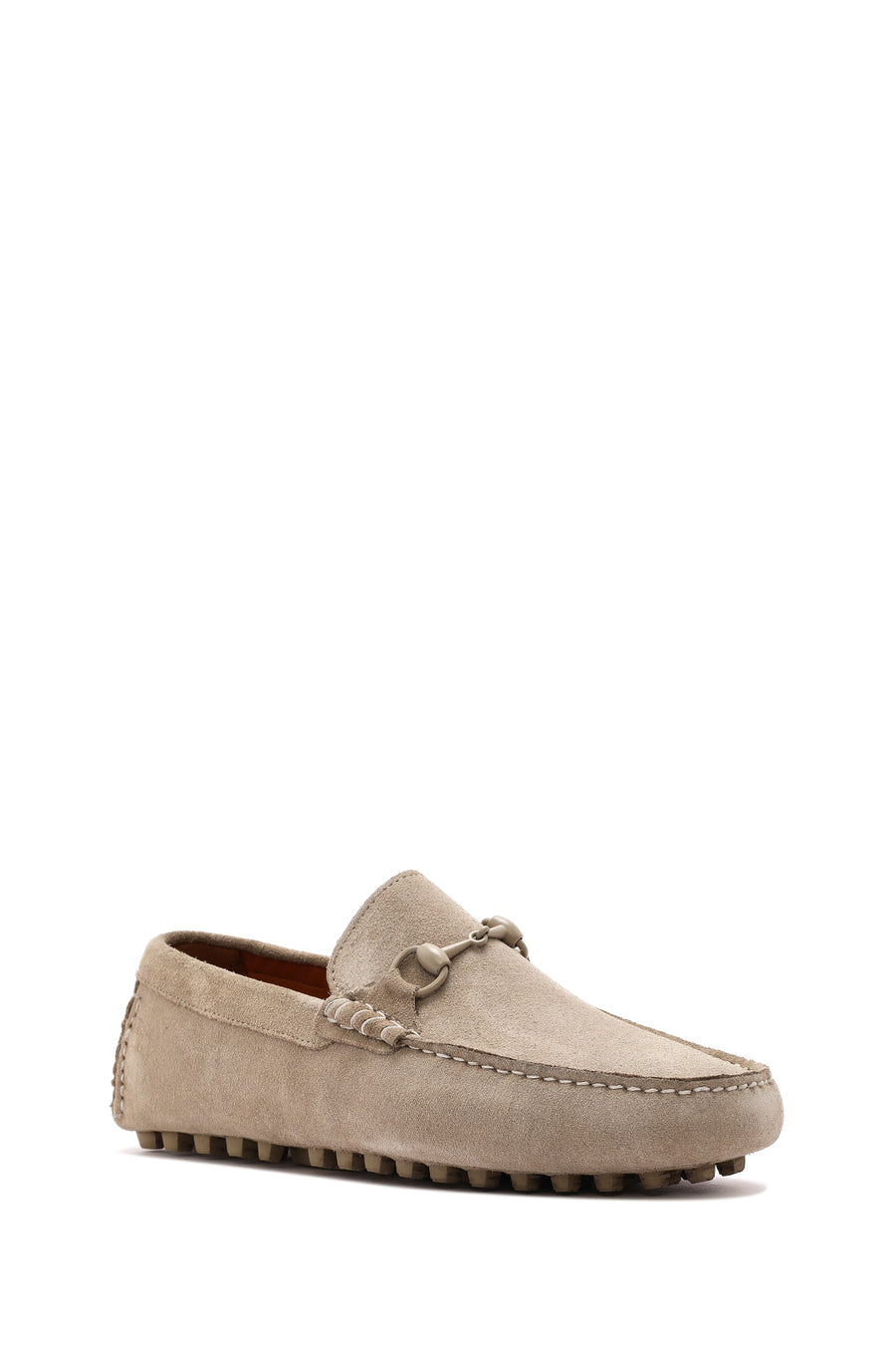 Men's Mink Suede Leather Loafer with Buckle