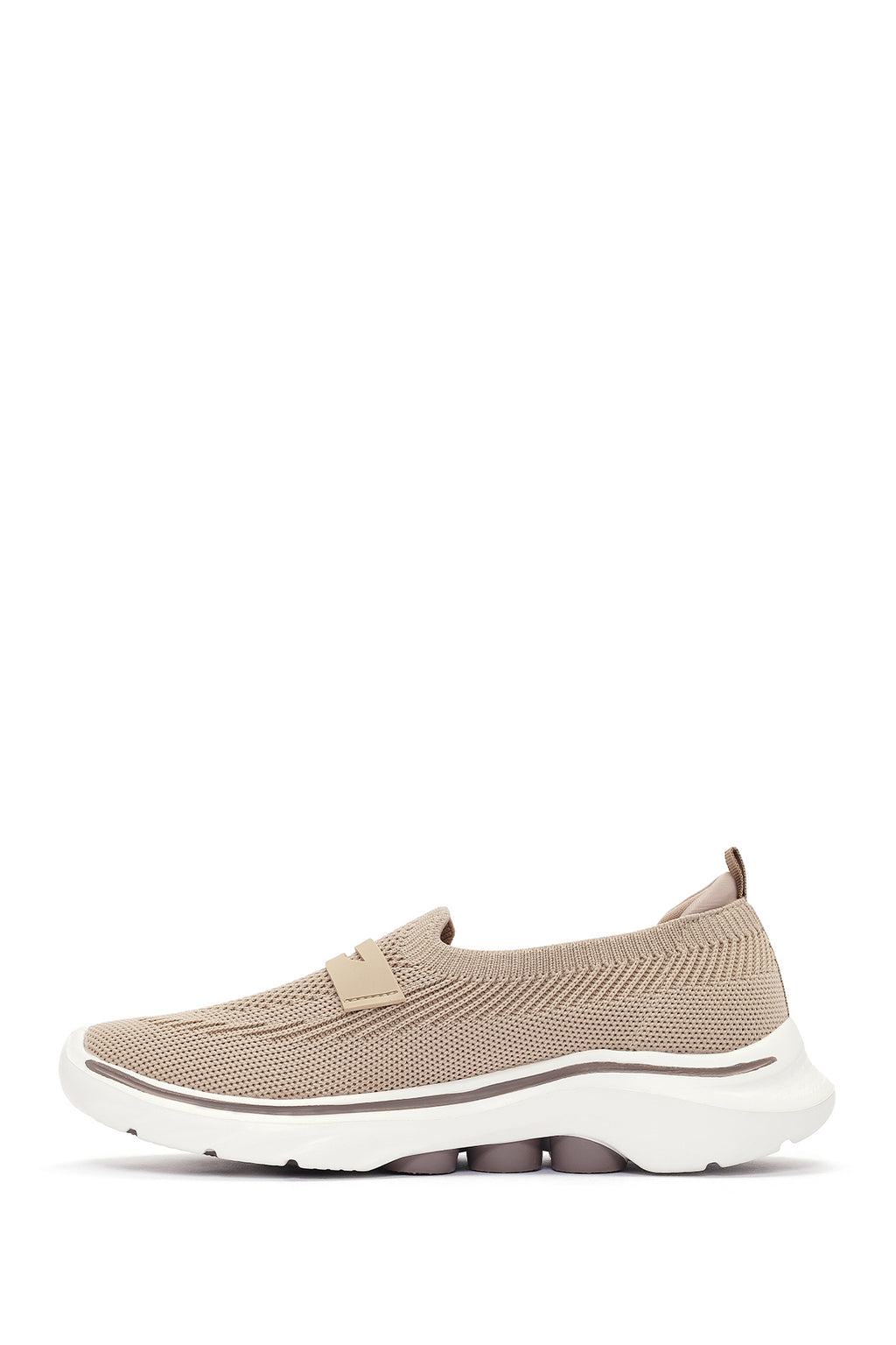 Derimod Zero Kadın Bej Kumaş Loafer