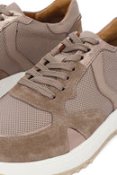 Kadın Vizon Bağcıklı Kalın Tabanlı Deri Sneaker | Derimod