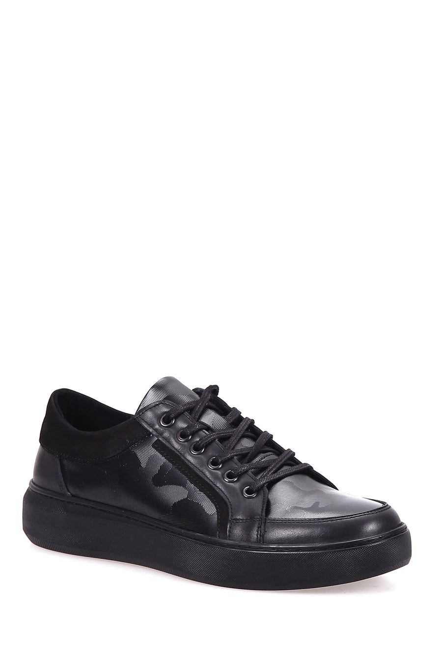 Men's Printed Leather Shoes